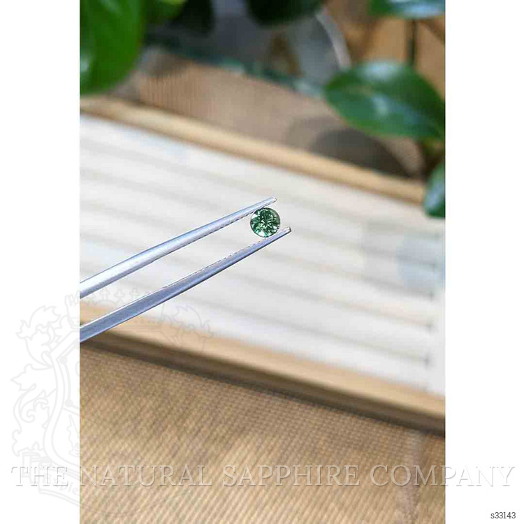 0.59 Ct. Green Sapphire from Madagascar