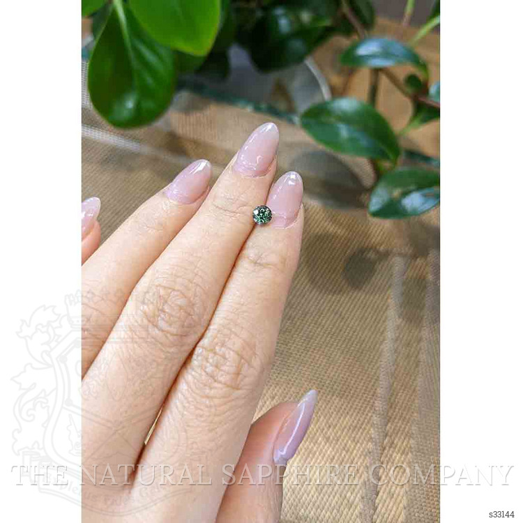0.61 Ct. Green Sapphire from Madagascar