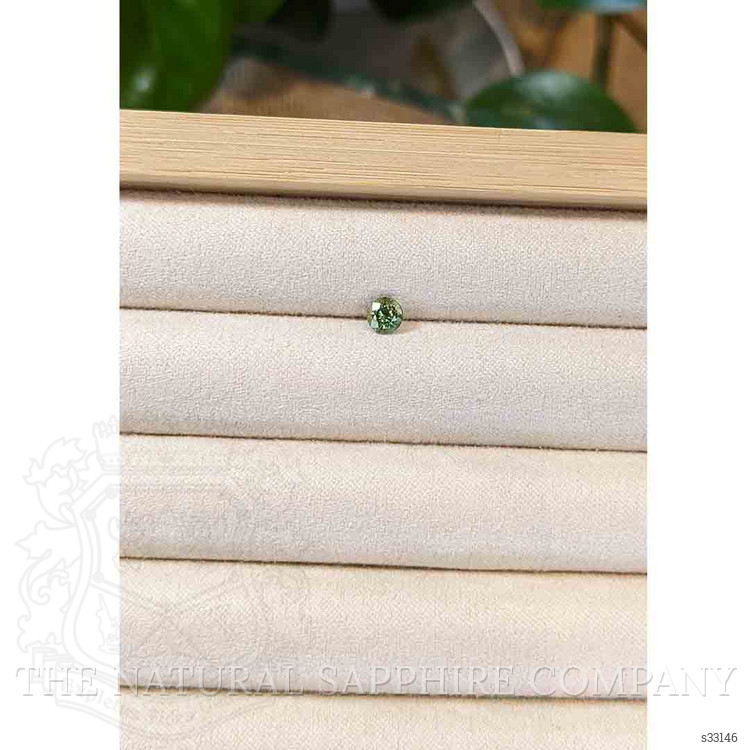 0.62 Ct. Green Sapphire from Madagascar