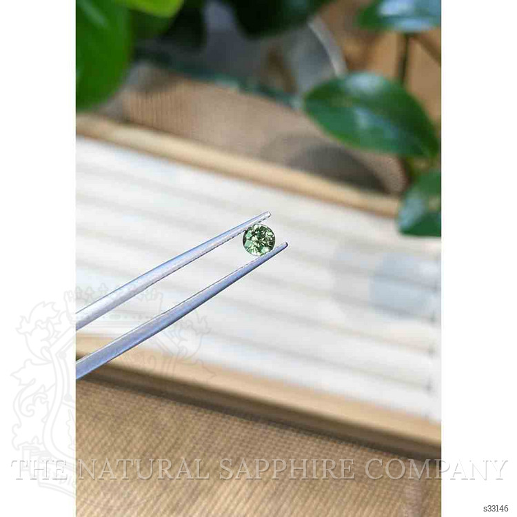 0.62 Ct. Green Sapphire from Madagascar