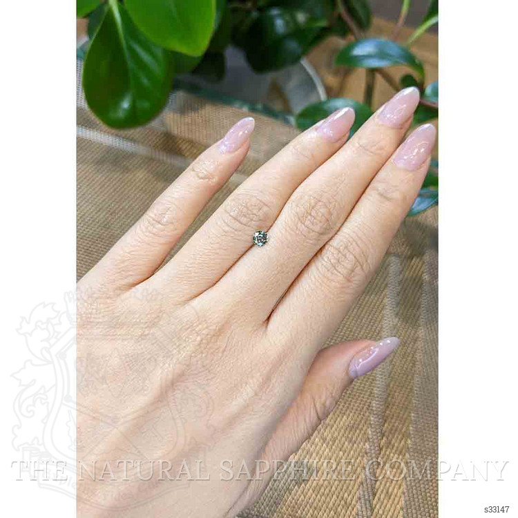 0.36 Ct. Green Sapphire from Madagascar