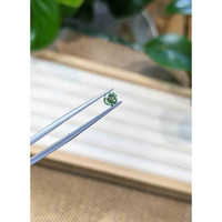 0.36 Ct. Green Sapphire from Madagascar Life Style