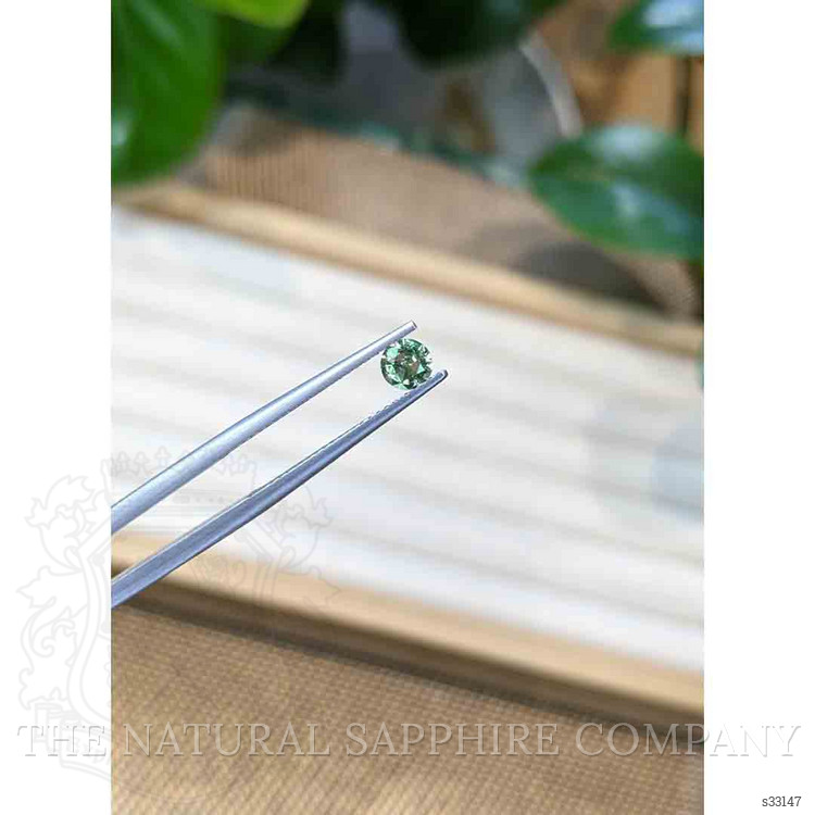 0.36 Ct. Green Sapphire from Madagascar