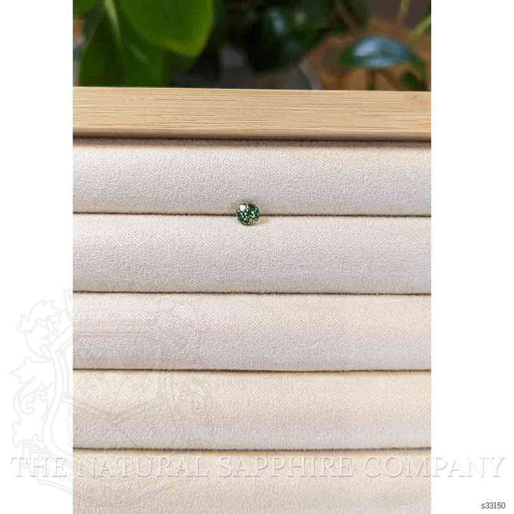 0.56 Ct. Bluish Green Sapphire from Madagascar