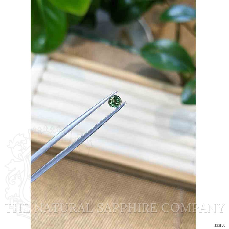 0.56 Ct. Bluish Green Sapphire from Madagascar