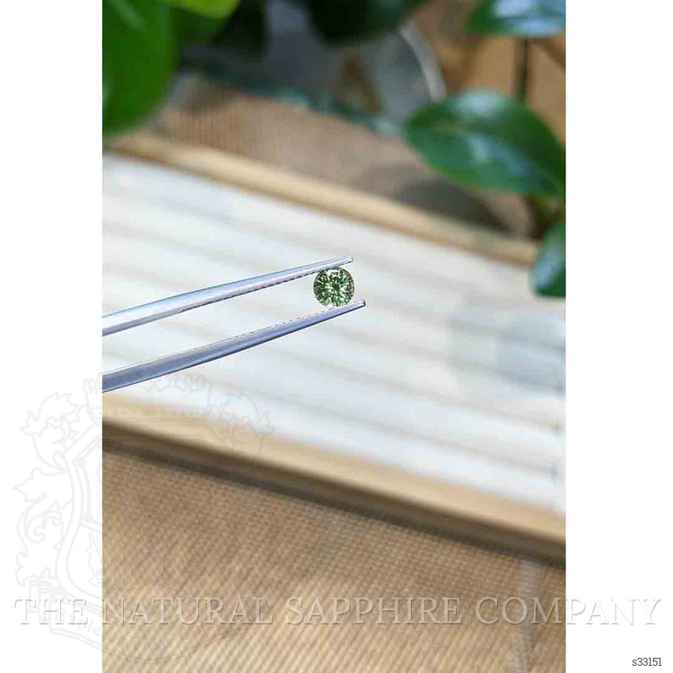 0.56 Ct. Green Sapphire from Madagascar