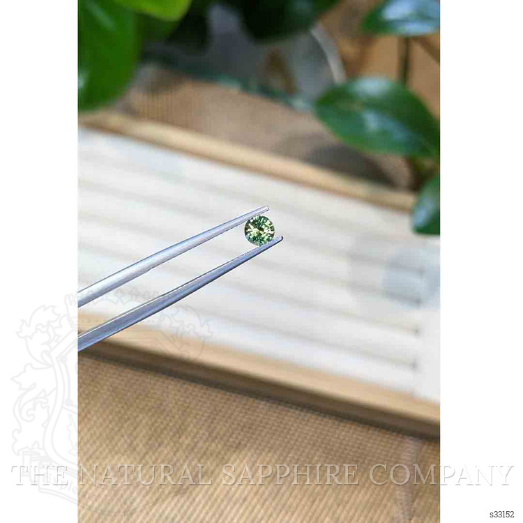 0.45 Ct. Bluish Green Sapphire from Madagascar
