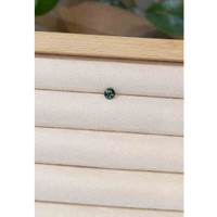 0.60 Ct. Bluish Green Sapphire from Madagascar Life Style