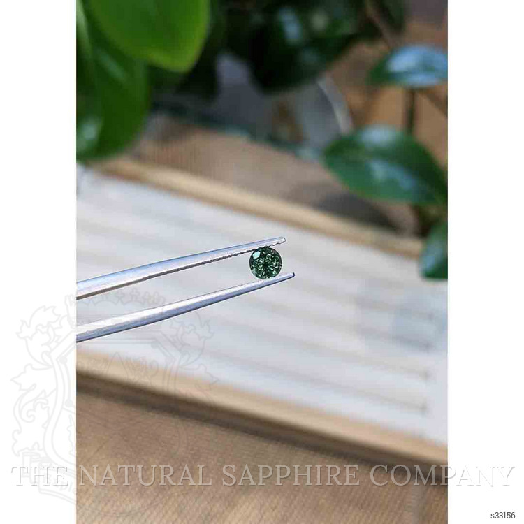 0.60 Ct. Bluish Green Sapphire from Madagascar