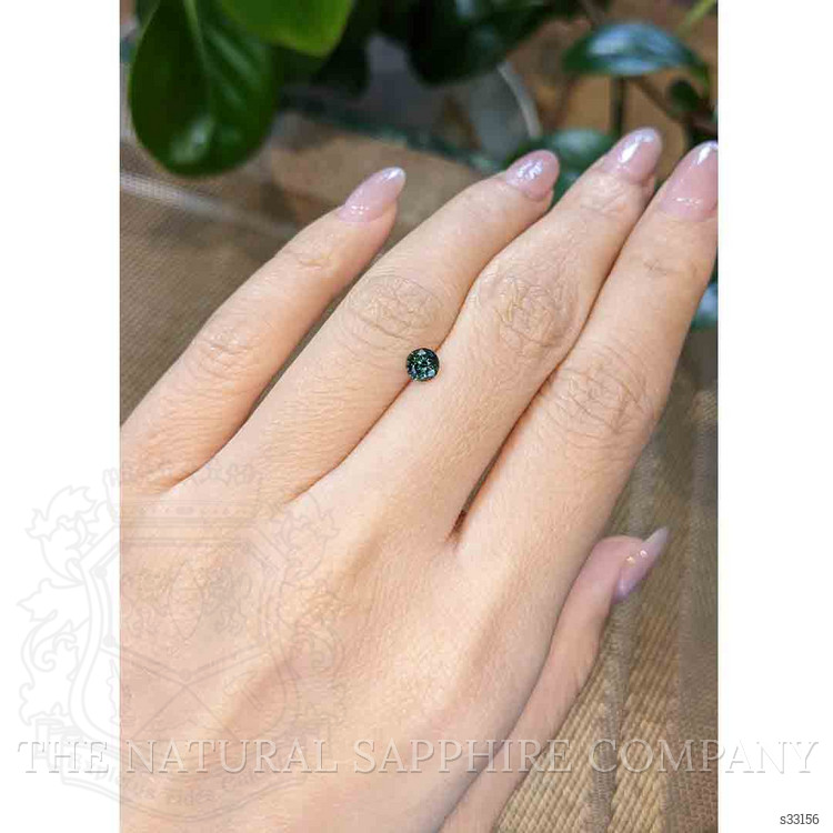 0.60 Ct. Bluish Green Sapphire from Madagascar