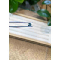 0.52 Ct. Blue Sapphire from Madagascar Life Style