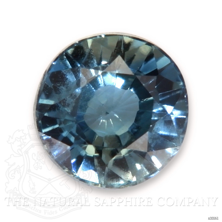 0.58 Ct. Greenish Blue Sapphire from Madagascar