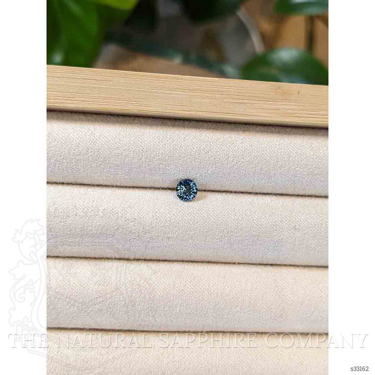 0.51 Ct. Greenish Blue Sapphire from Madagascar