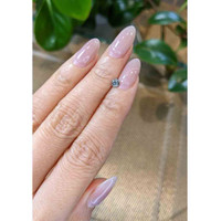 0.36 Ct. Blue Sapphire from Madagascar Life Style