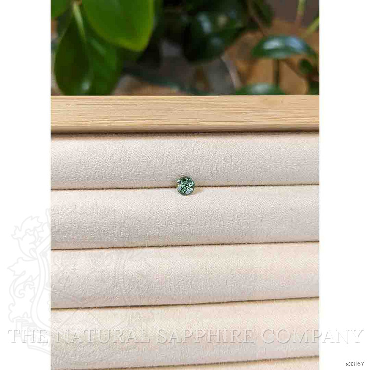 0.76 Ct. Bluish Green Sapphire from Madagascar