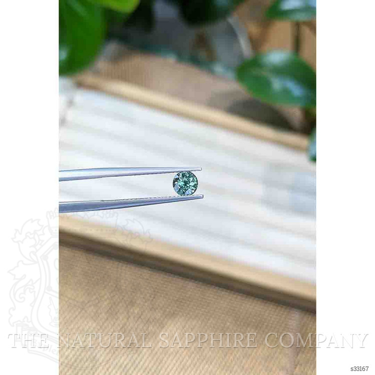 0.76 Ct. Bluish Green Sapphire from Madagascar