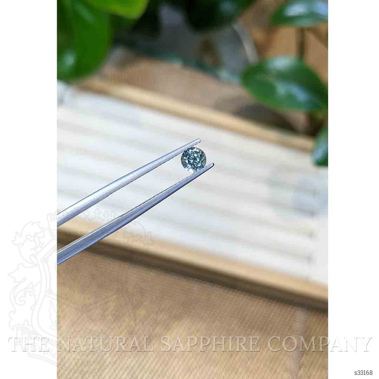 0.67 Ct. Greenish Blue Sapphire from Madagascar