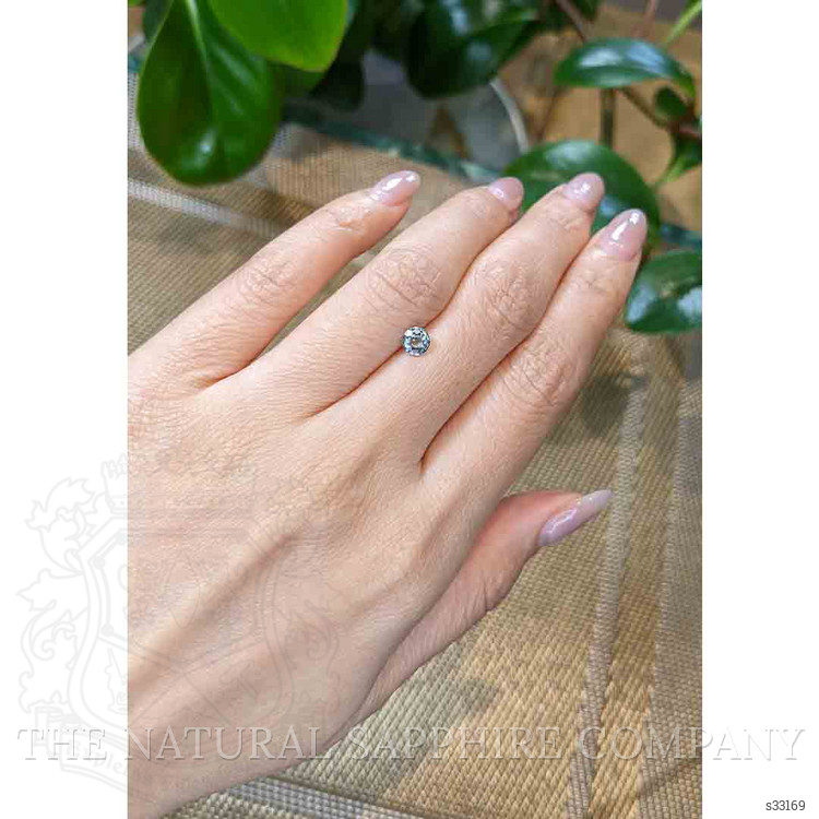 0.56 Ct. Greyish Blue Sapphire from Madagascar