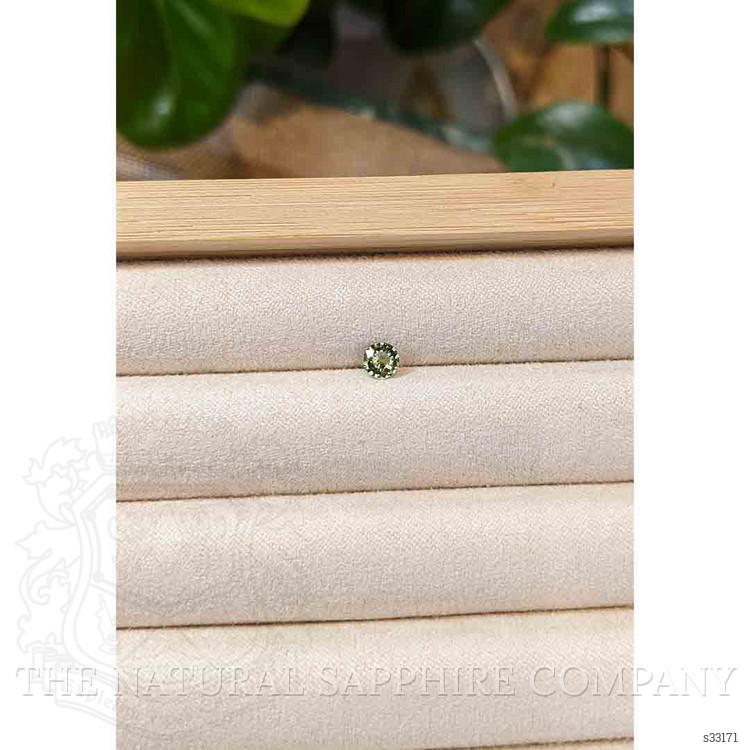 0.47 Ct. Yellowish Green Sapphire from Madagascar