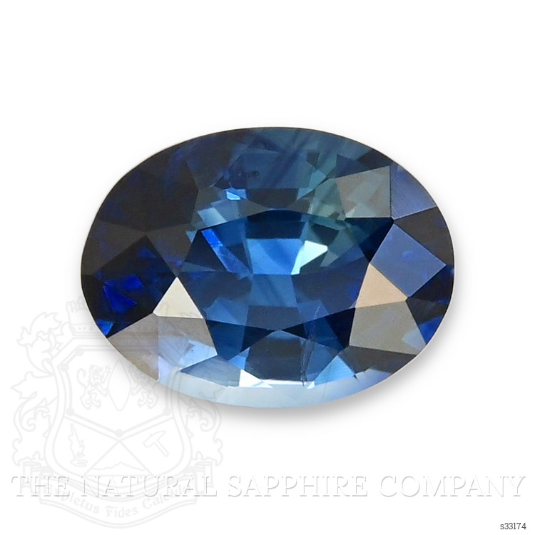 0.66 Ct. Greenish Blue Sapphire from Ceylon (Sri Lanka)