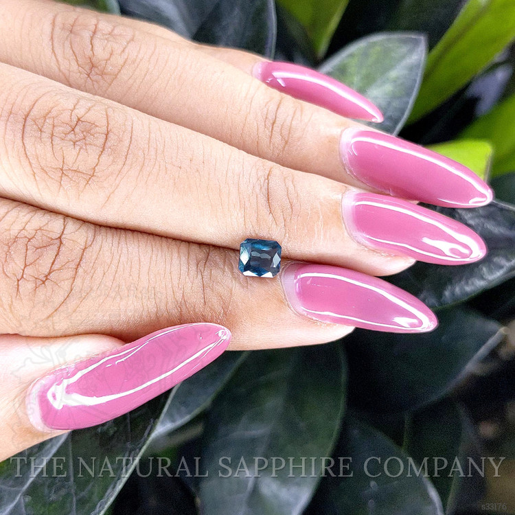 0.70 Ct. Greenish Blue Sapphire from Ceylon (Sri Lanka)