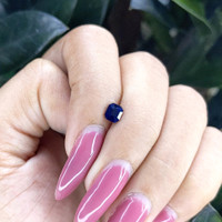 0.54 Ct. Blue Sapphire from Ceylon (Sri Lanka) Life Style