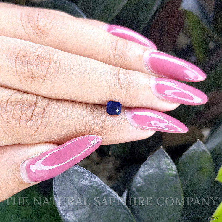 0.54 Ct. Blue Sapphire from Ceylon (Sri Lanka)