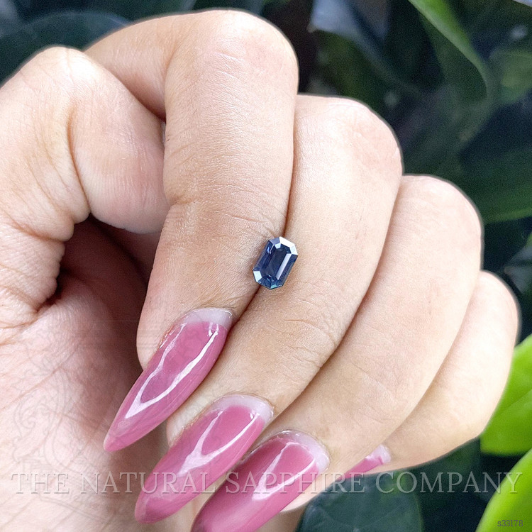 0.79 Ct. Blue Sapphire from Ceylon (Sri Lanka)
