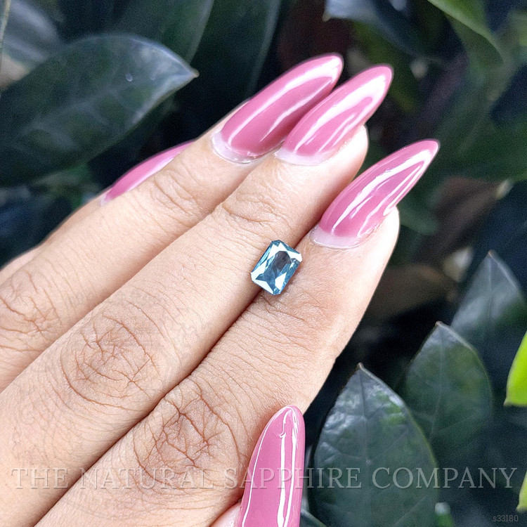 1.14 Ct. Greenish Blue Sapphire from Ceylon (Sri Lanka)