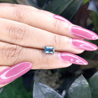 1.14 Ct. Greenish Blue Sapphire from Ceylon (Sri Lanka) Life Style