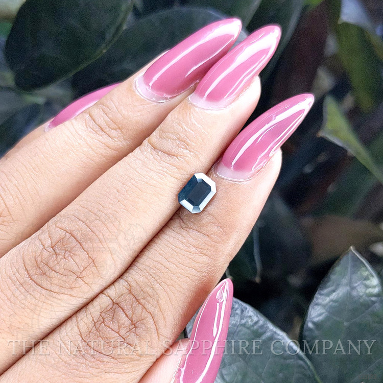 1.10 Ct. Greenish Blue Sapphire from Ceylon (Sri Lanka)