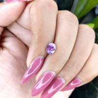 1.10 Ct. Purple Sapphire from Madagascar Life Style