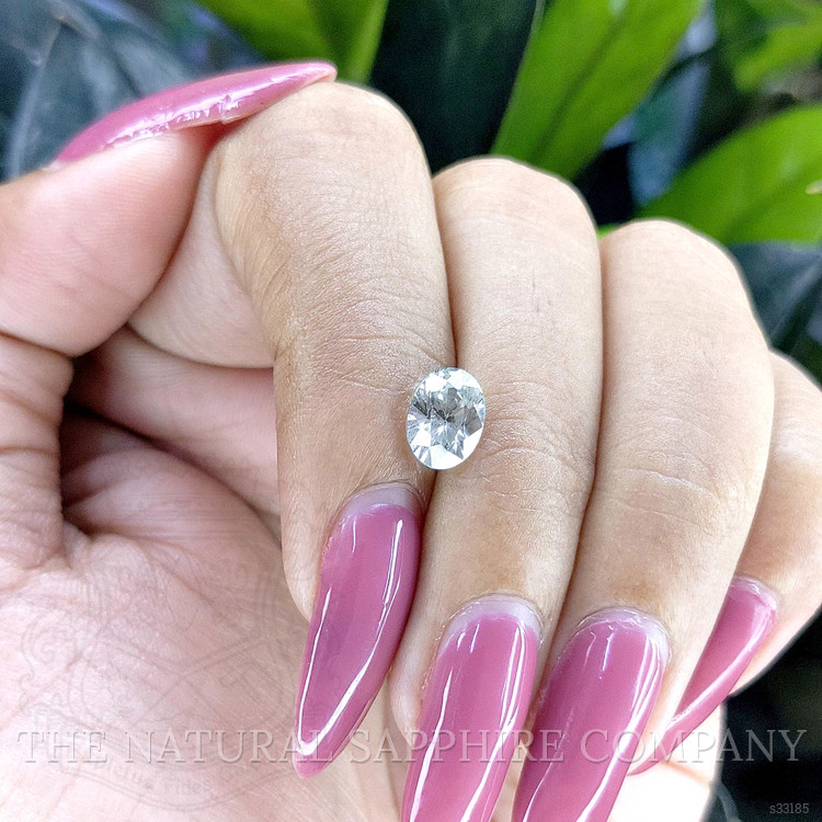 1.66 Ct. White Sapphire from Madagascar