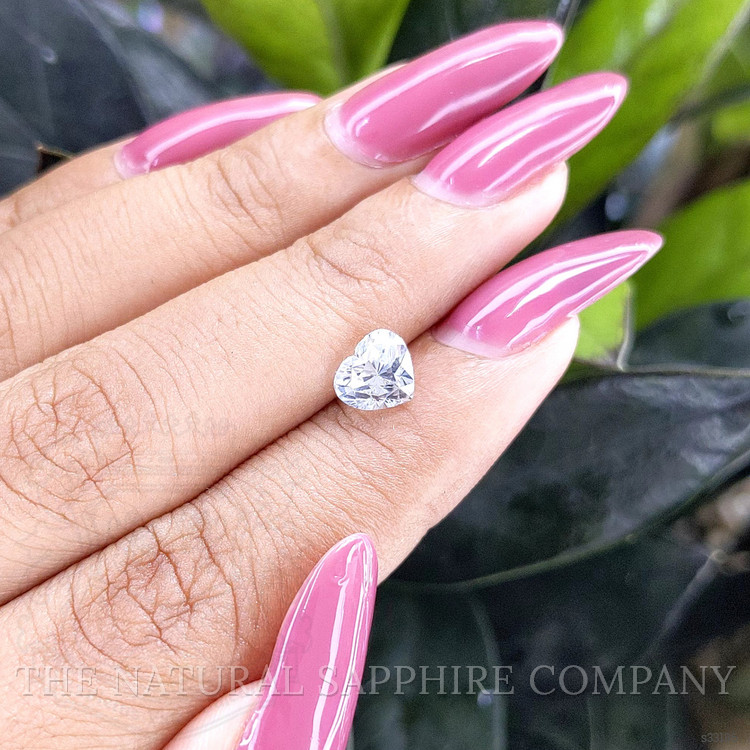 1.54 Ct. White Sapphire from Ceylon (Sri Lanka)