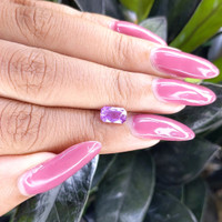 1.07 Ct. Purple Sapphire from Madagascar Life Style