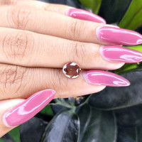 1.55 Ct. Brown Sapphire from Madagascar Life Style