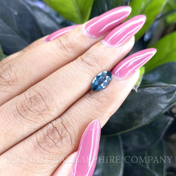 1.25 Ct. Greenish Blue Sapphire from Madagascar