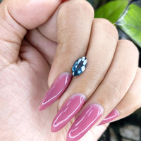 1.25 Ct. Greenish Blue Sapphire from Madagascar Life Style