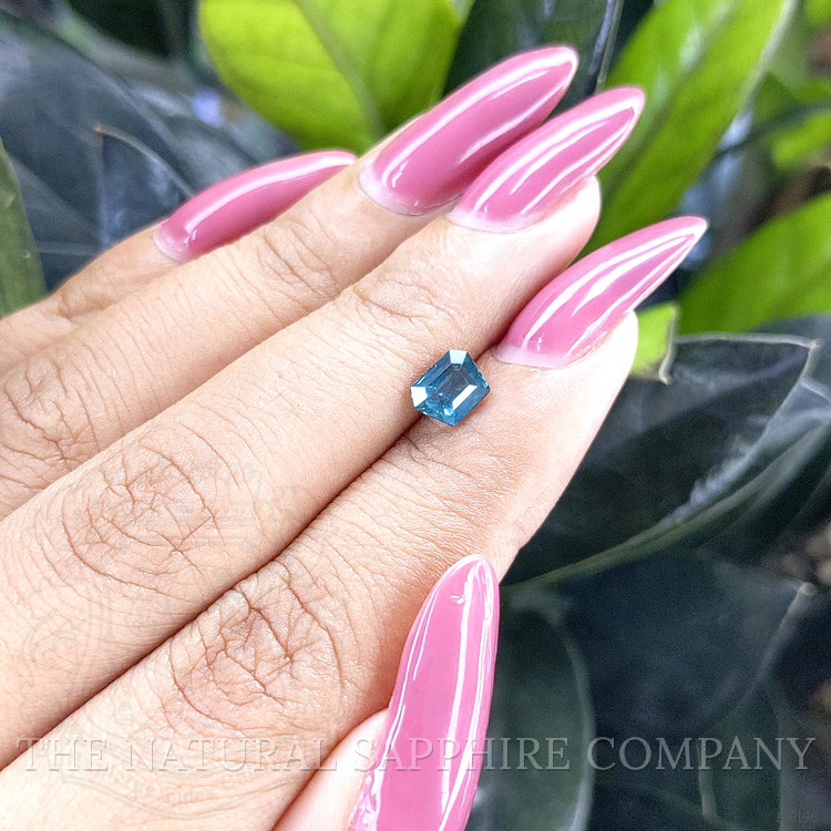 1.03 Ct. Greenish Blue Sapphire from Madagascar