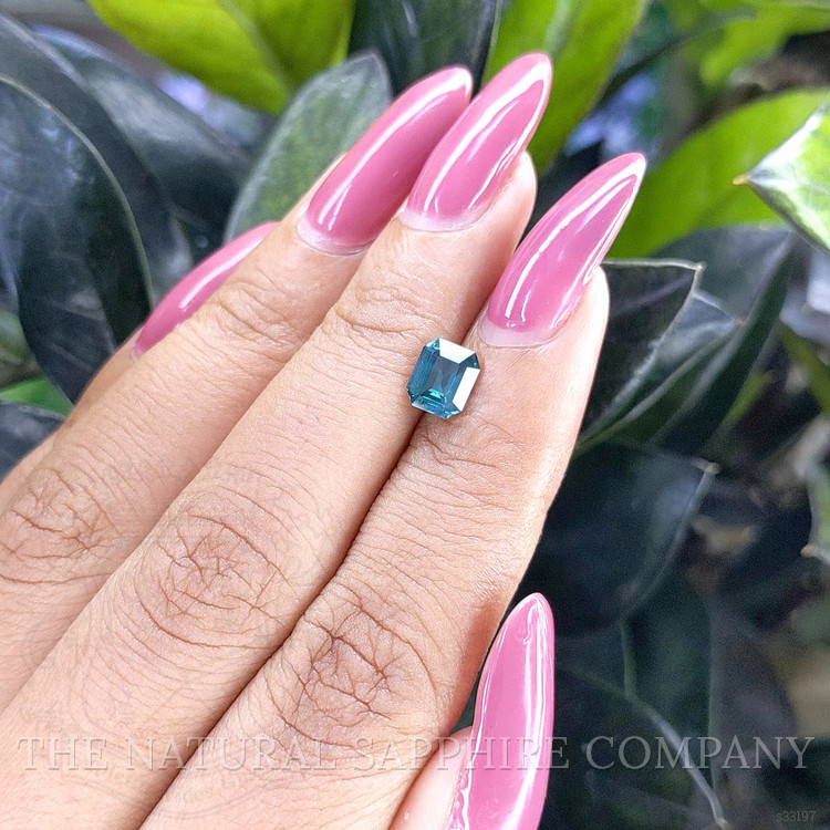 1.09 Ct. Bluish Green Sapphire from Madagascar