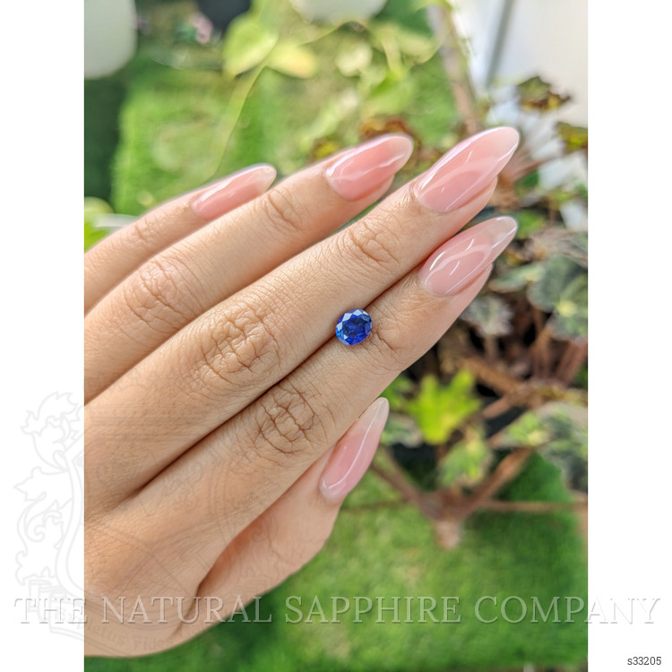 1.10 Ct. Blue Sapphire from Ceylon (Sri Lanka)