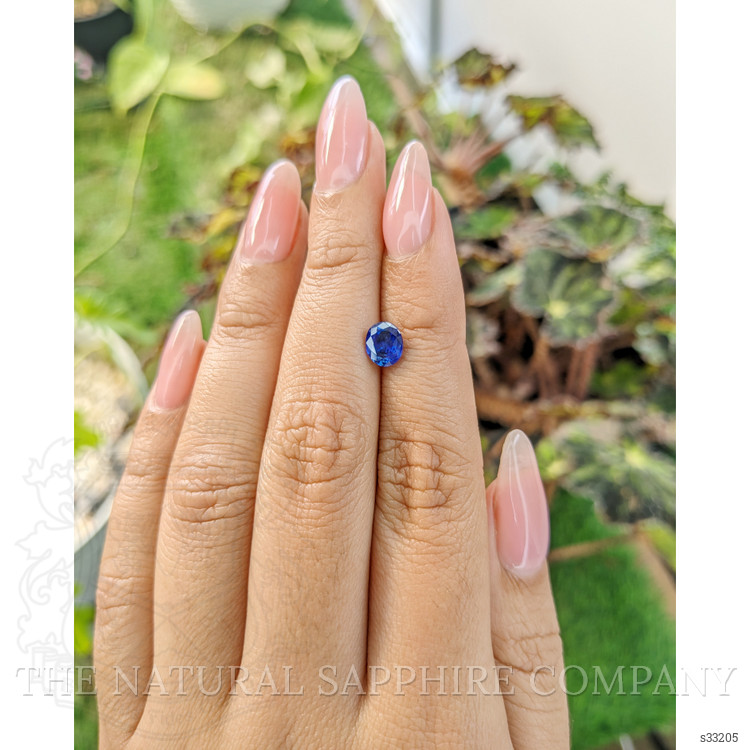 1.10 Ct. Blue Sapphire from Ceylon (Sri Lanka)