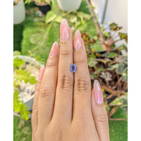 1.34 Ct. Blue Sapphire from Ceylon (Sri Lanka) Life Style
