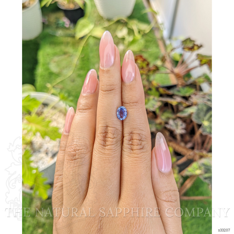 1.34 Ct. Blue Sapphire from Ceylon (Sri Lanka)
