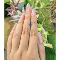 1.12 Ct. Blue Sapphire from Ceylon (Sri Lanka) Life Style