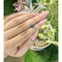 1.12 Ct. Blue Sapphire from Ceylon (Sri Lanka) Life Style
