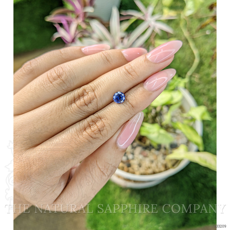 1.12 Ct. Blue Sapphire from Ceylon (Sri Lanka)