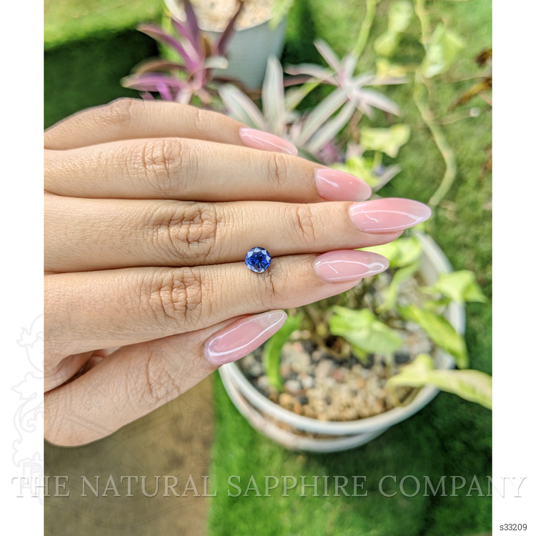 1.12 Ct. Blue Sapphire from Ceylon (Sri Lanka)
