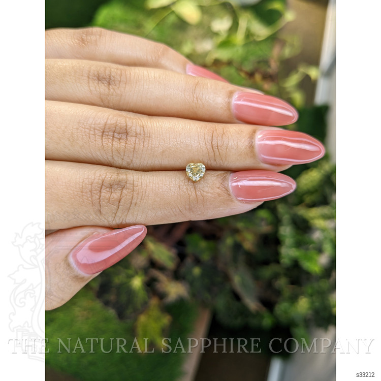 0.79 Ct. Yellow Sapphire from Ceylon (Sri Lanka)