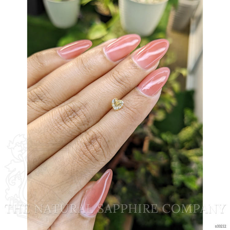 0.79 Ct. Yellow Sapphire from Ceylon (Sri Lanka)